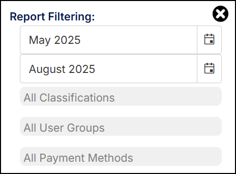 Report filters
