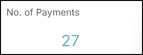 Number of payments widget