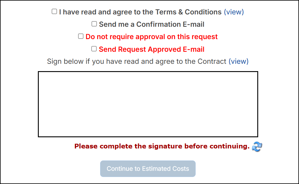 Bypass approval checkbox.