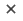 X-icon